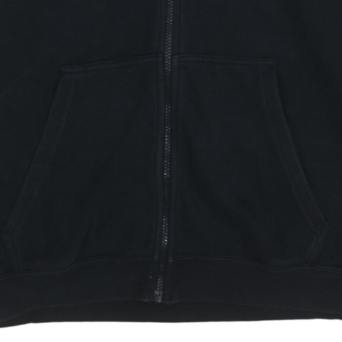 Nike Men's Black Full Zip Hoodie L Fleece Sportswear