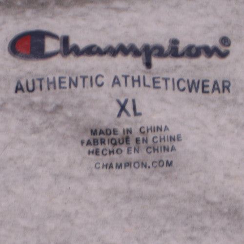 Champion Boys Grey XL Crew Neck Pullover Sweatshirt Logo Print