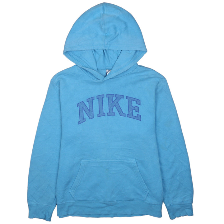 Nike Boys Blue Pullover Hoodie XL 13-15 Years Fleece Logo Sweatshirt