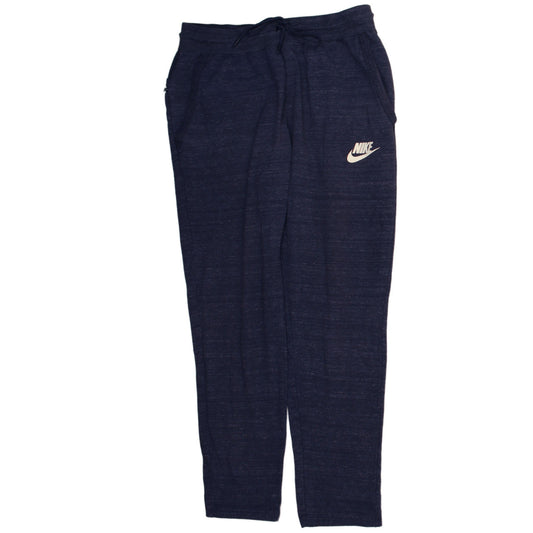 Nike Men's Blue Jogger Trousers L Regular Fit Cotton Blend