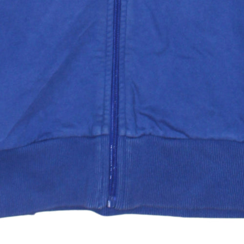 Hugo Boss Men's Blue Cotton Track Jacket Size M Full Zip Lightweight