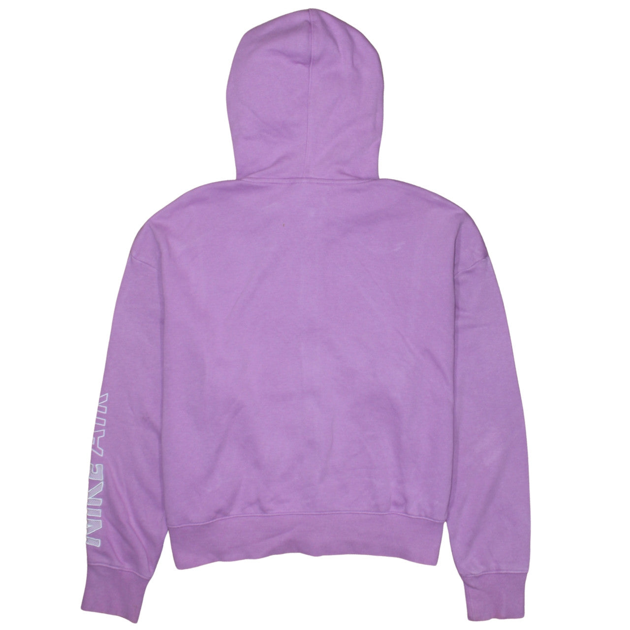 Nike Air Womens Purple Full Zip Hoodie Medium Cotton Blend