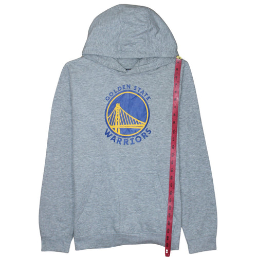NBA Youth Boys Grey Golden State Warriors Pullover Hoodie Sweatshirt XL 18/20