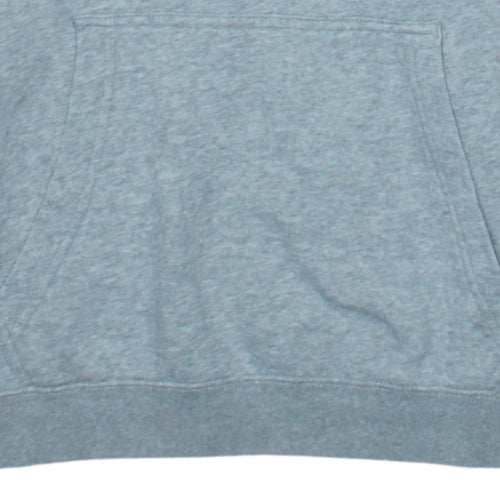 Nike Men's Grey Pullover Hoodie Size M Classic Fleece Sweatshirt