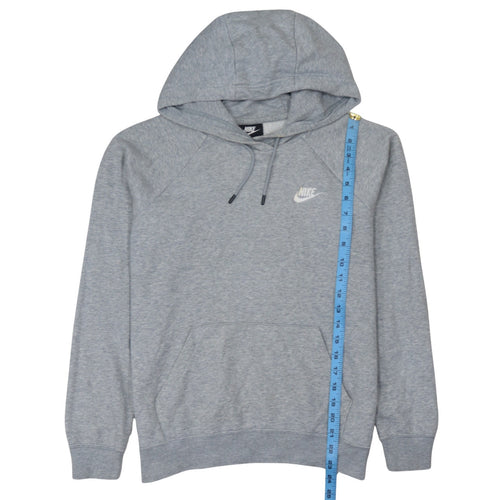 Nike Women’s Grey Pullover Hoodie Small Cotton Blend Sweatshirt