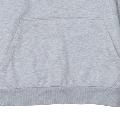 Puma Womens Grey Hoodie Size 14 Pullover Logo Hooded Sweatshirt