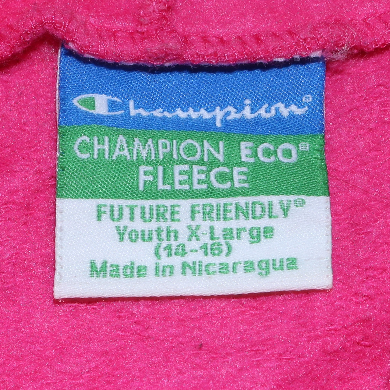 Champion Girls Pink Pullover Hoodie Fleece Mount St. Mary’s XL 14-16