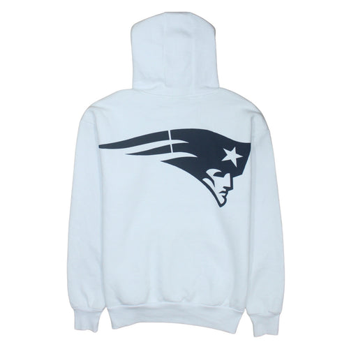 Primark Men’s White NFL Patriots Pullover Hoodie Size M