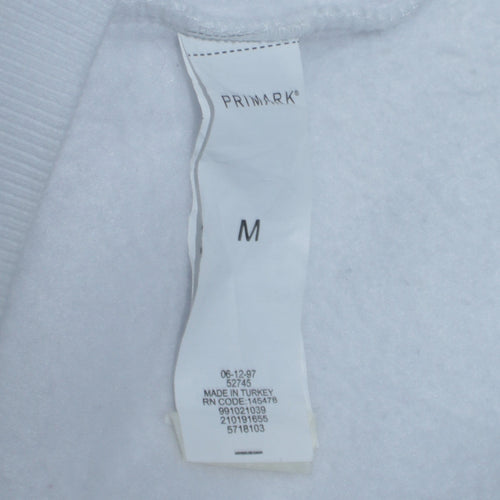 Primark Men’s White NFL Patriots Pullover Hoodie Size M