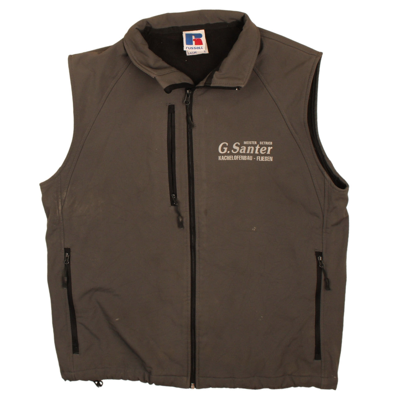 Russell Men's Brown Softshell Bodywarmer Gilet L Workwear