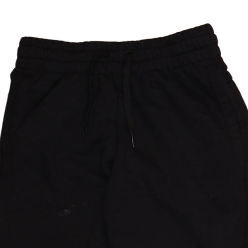 adidas Women's Black XS Logo Sweatpants Cotton Blend
