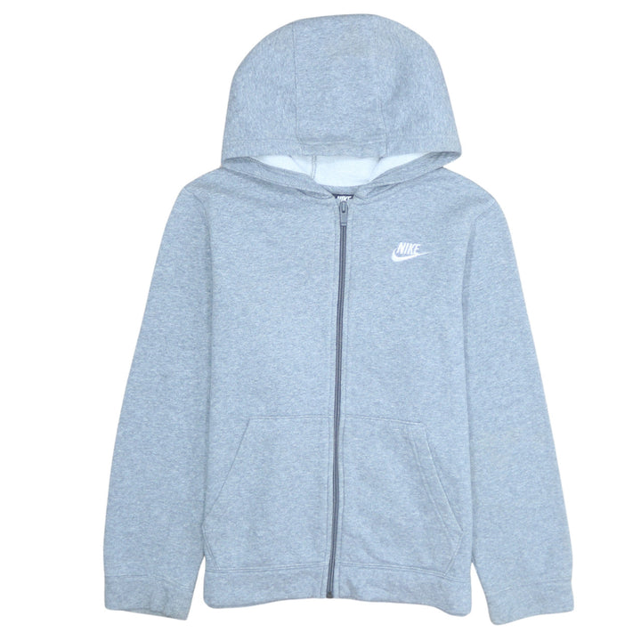 Nike Boys Grey Full Zip Hoodie Sweatshirt L 147-158cm Standard Fit