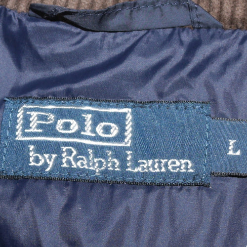 Polo Ralph Lauren Men's Blue Quilted Polyester Jacket Size L