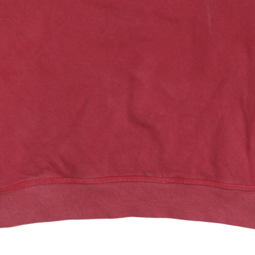 Levi's Boys Red Logo Crew Neck Sweatshirt Size 16 Regular Fit Cotton