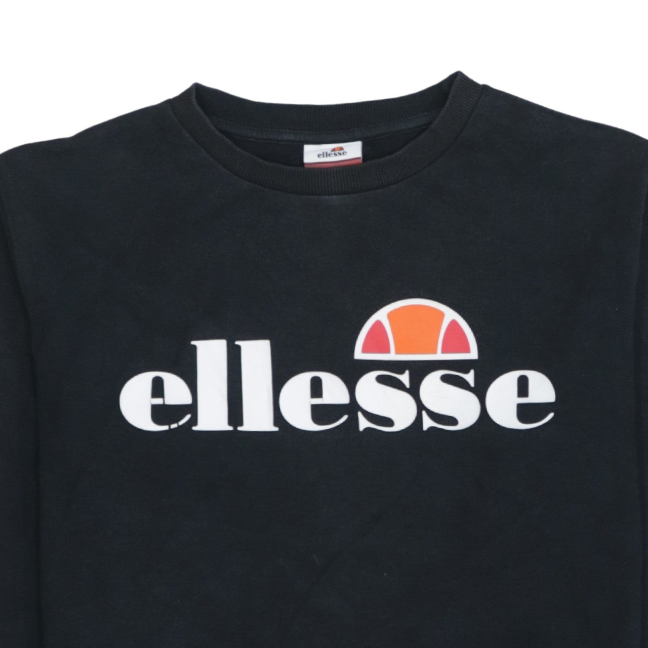 Ellesse Womens Black UK 8 Pullover Crew Neck Sweatshirt