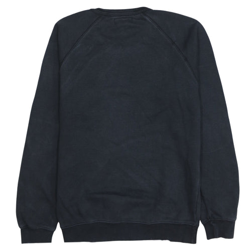 Adidas Men's Black Crew Neck Logo Sweatshirt Size S