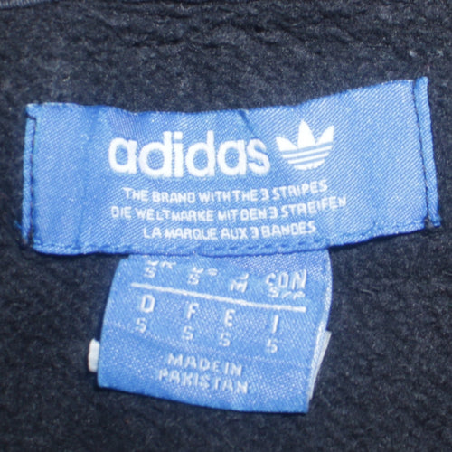 Adidas Men's Black Crew Neck Logo Sweatshirt Size S