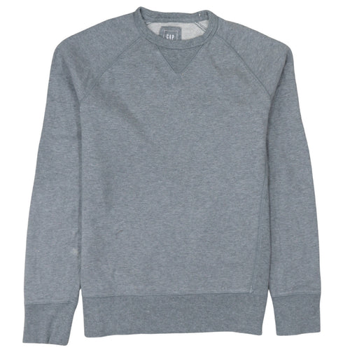 GAP Men's Grey Crew Neck Pullover Sweatshirt Size S