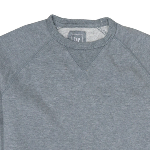 GAP Men's Grey Crew Neck Pullover Sweatshirt Size S