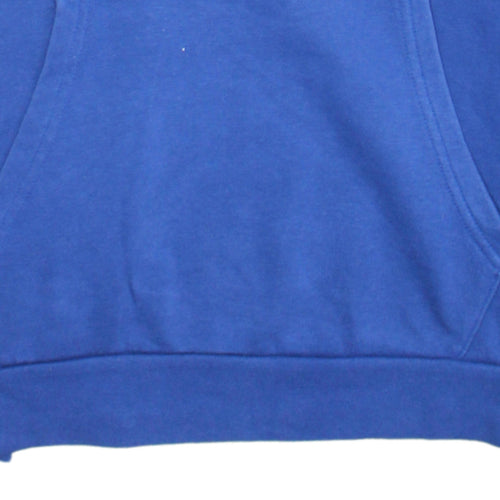 Champion Boys Blue Pullover Hoodie Size 13-14 Years Logo Fleece Sweatshirt