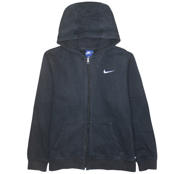 Nike Boys Black XL Full Zip Hoodie Fleece Sweatshirt 13-15 Years