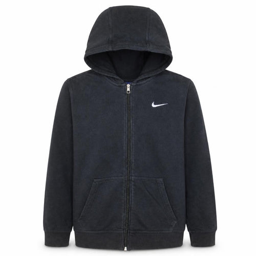 Nike Boys Black XL Full Zip Hoodie Fleece Sweatshirt 13-15 Years