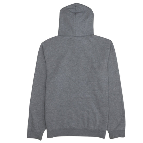 Champion Womens Grey Pullover Hoodie Medium Cotton Blend Logo