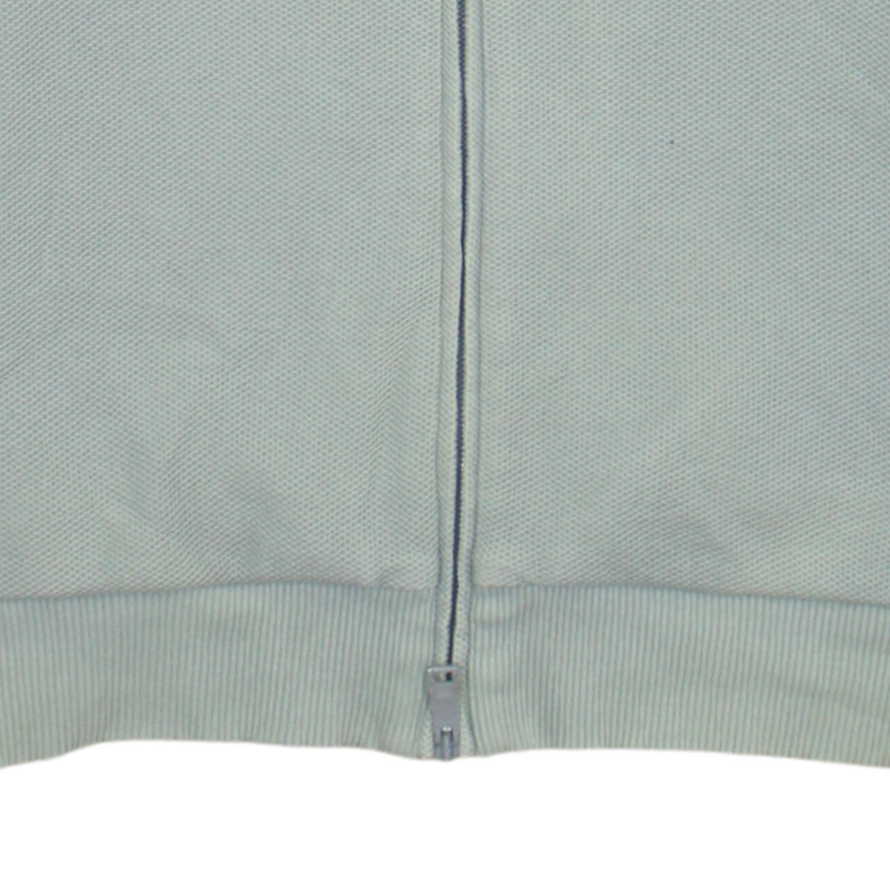 Armani Jeans Men's Grey Full Zip Collared Knit Jumper Size L