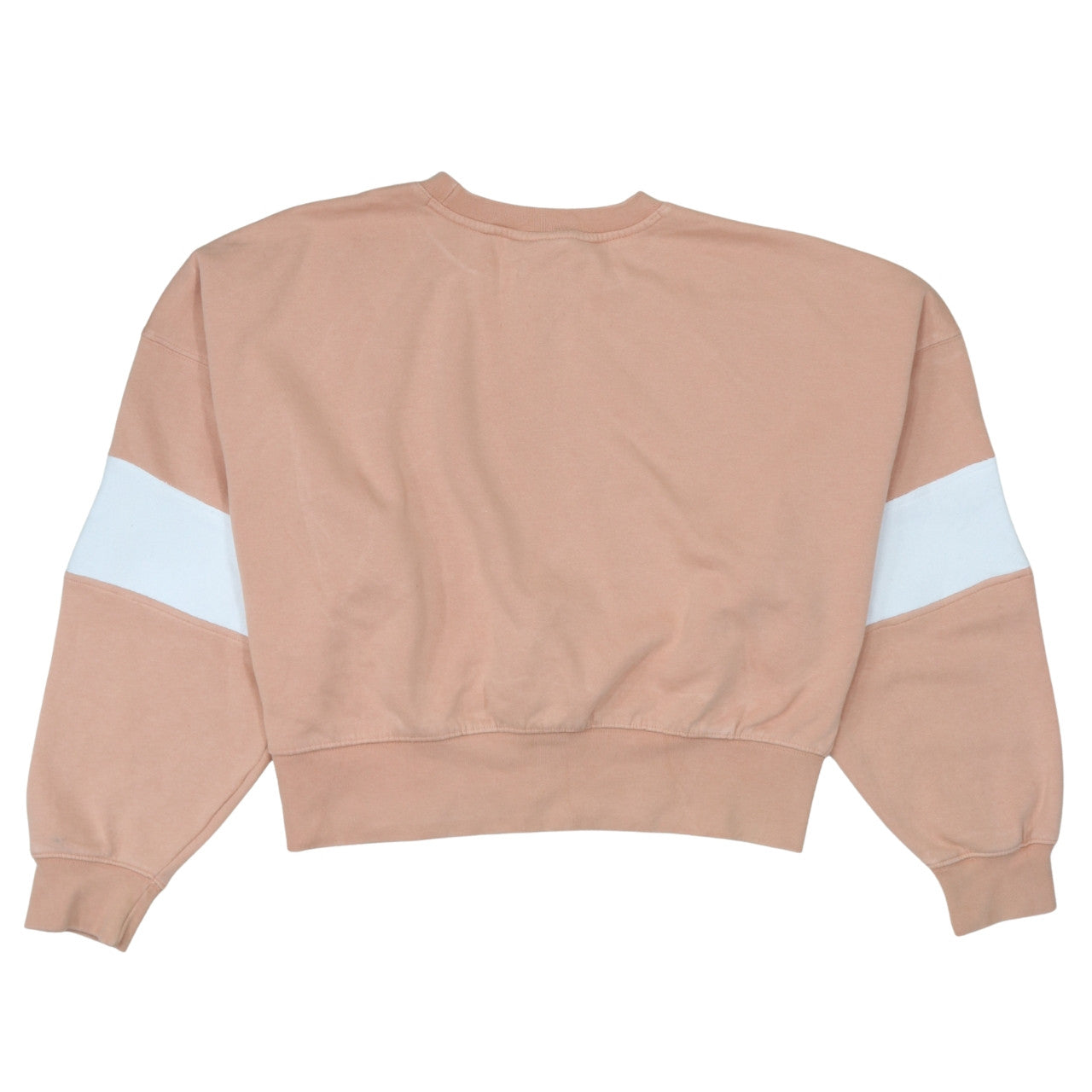Adidas Womens Beige Crew Neck Long Sleeve Pullover Sweatshirt Size 6