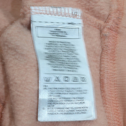Adidas Womens Beige Crew Neck Long Sleeve Pullover Sweatshirt Size 6