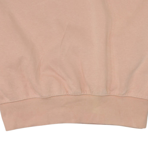 Adidas Womens Beige Crew Neck Long Sleeve Pullover Sweatshirt Size 6