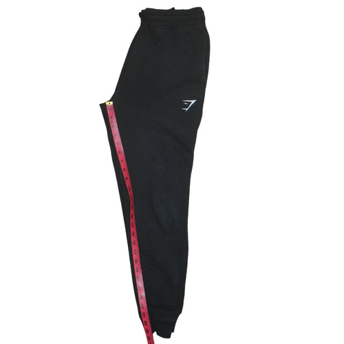Gymshark Women Black Small Jogger Sweatpants 80% Cotton Casual Wear