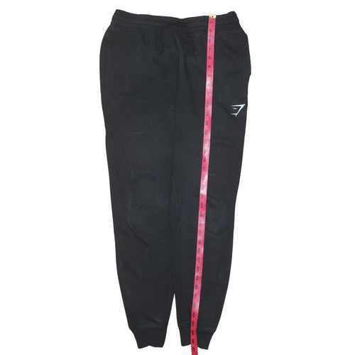 Gymshark Women Black Small Jogger Sweatpants 80% Cotton Casual Wear