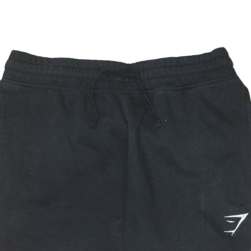 Gymshark Women Black Small Jogger Sweatpants 80% Cotton Casual Wear