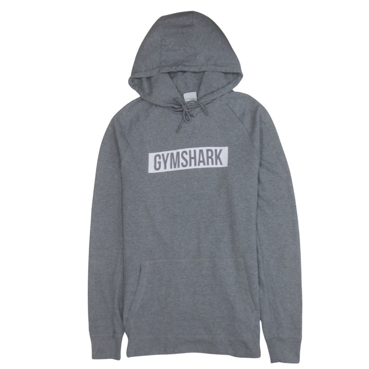 Gymshark Women Grey Pullover Hoodie M Cotton Blend Activewear