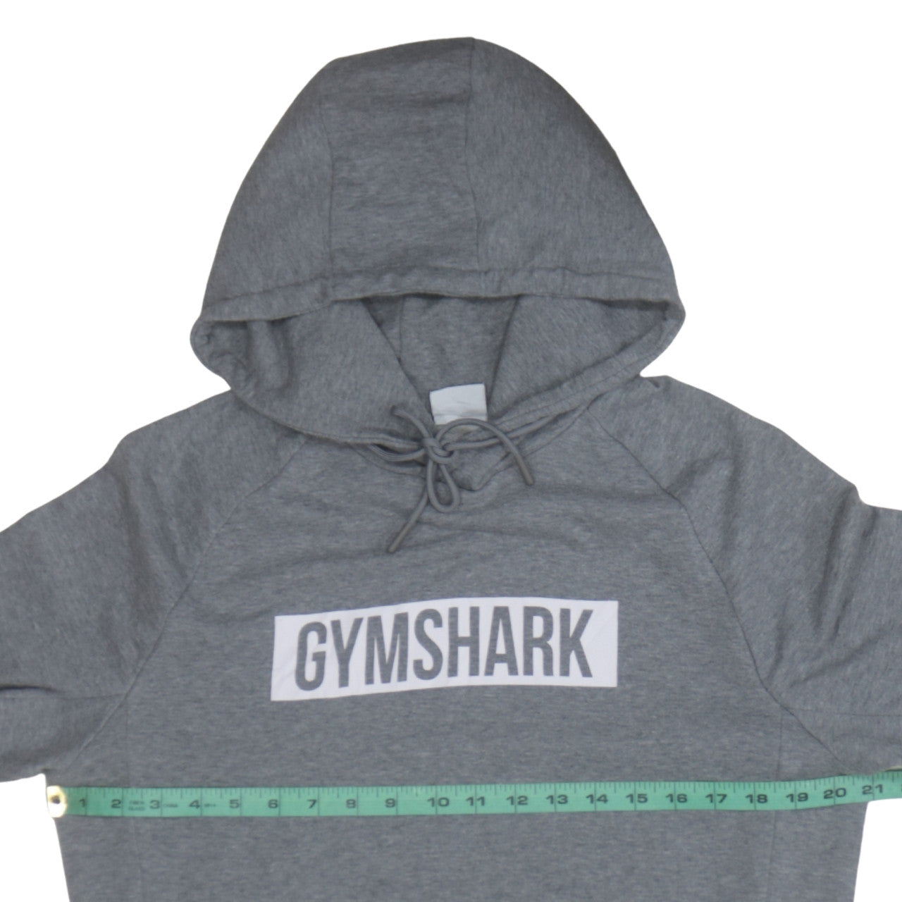 Gymshark Women Grey Pullover Hoodie M Cotton Blend Activewear