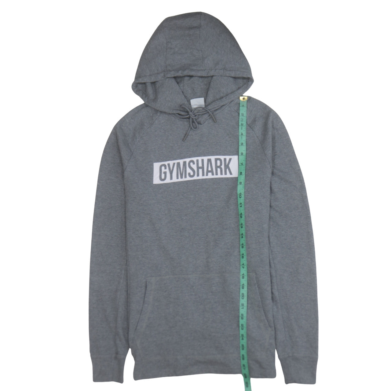 Gymshark Women Grey Pullover Hoodie M Cotton Blend Activewear