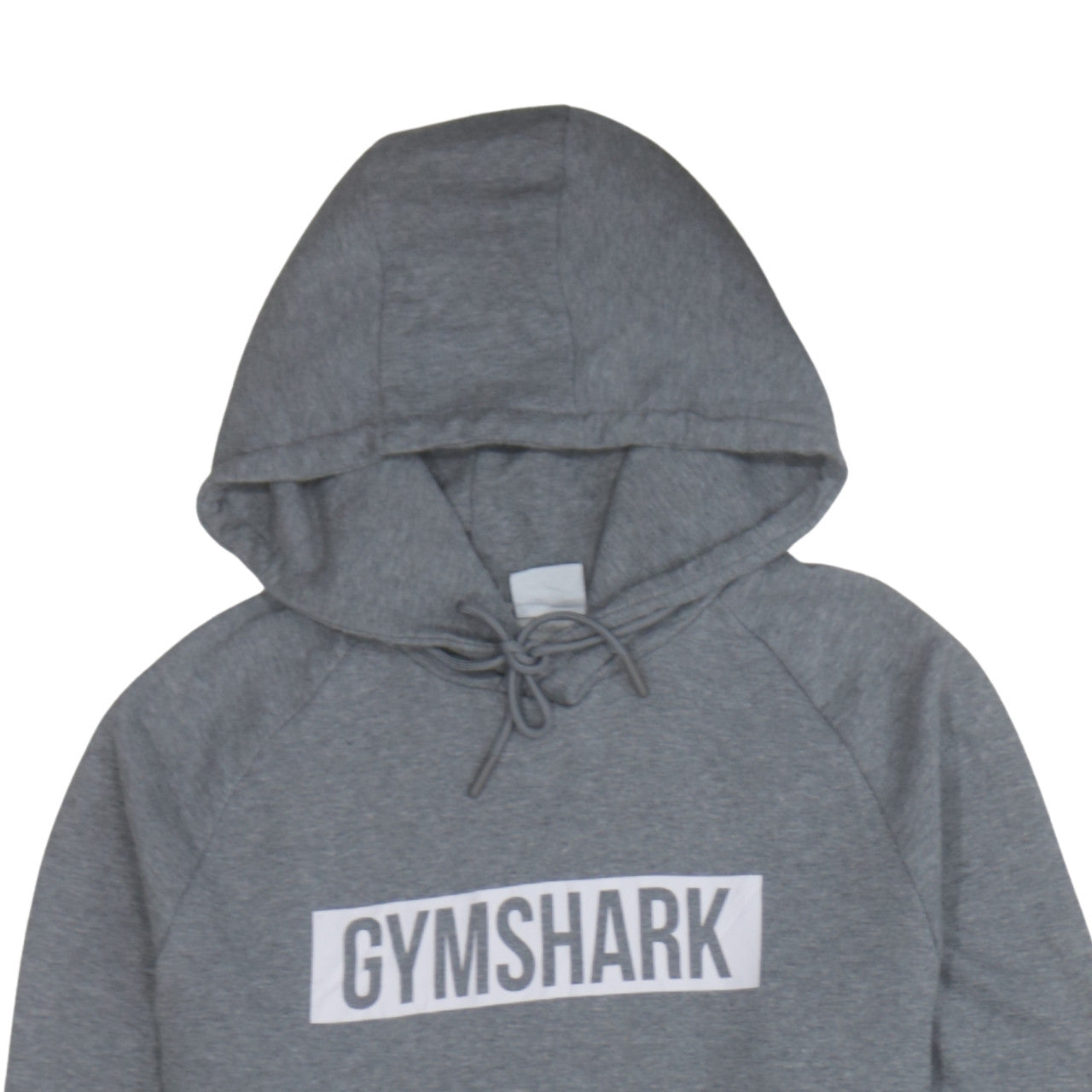Gymshark Women Grey Pullover Hoodie M Cotton Blend Activewear
