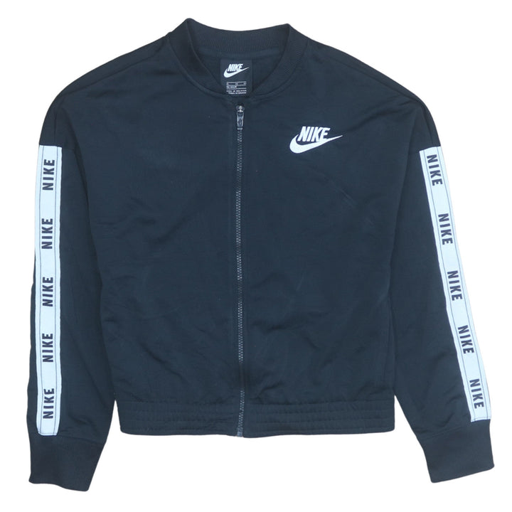 Nike Boys Black XL Track Jacket Full Zip Sports Activewear Top