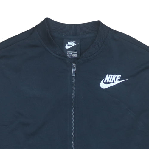 Nike Boys Black XL Track Jacket Full Zip Sports Activewear Top