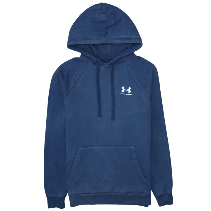 Under Armour Men's Blue Pullover Hoodie Size S Relaxed Fit Fleece