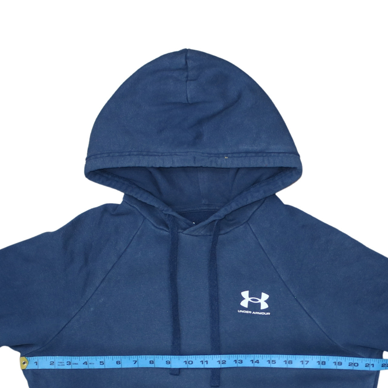 Under Armour Men's Blue Pullover Hoodie Size S Relaxed Fit Fleece