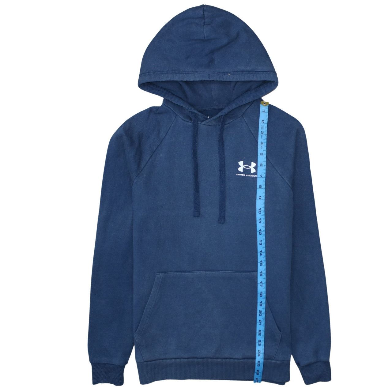 Under Armour Men's Blue Pullover Hoodie Size S Relaxed Fit Fleece