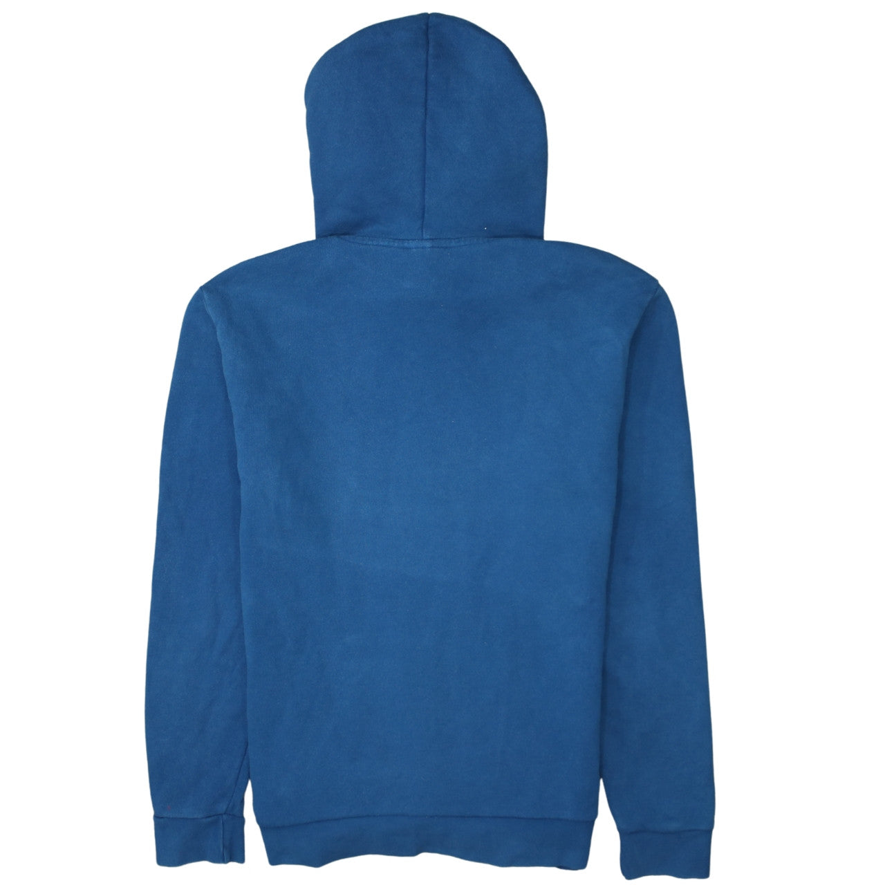 Adidas Men's Blue Pullover Hoodie S Regular Fit Logo Sportswear