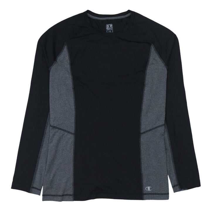 Champion Men’s Black Athletic Long Sleeve Training Top L