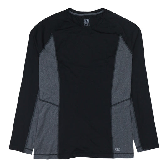 Champion Men’s Black Athletic Long Sleeve Training Top L