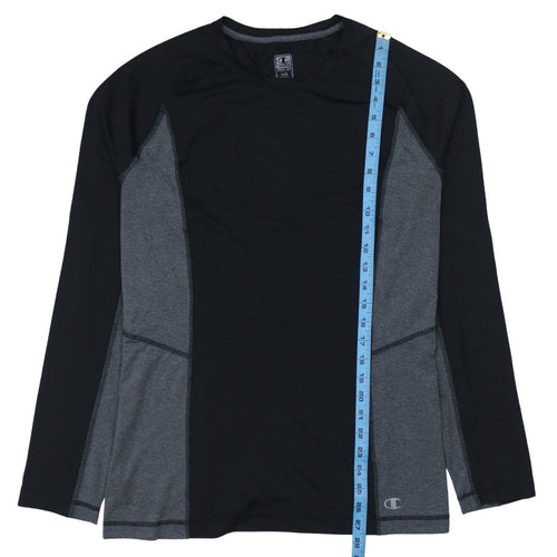 Champion Men’s Black Athletic Long Sleeve Training Top L