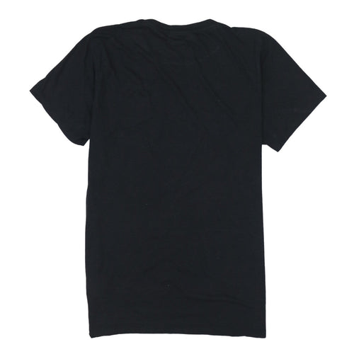 Adidas Womens Black Cotton Short Sleeve Sports T-Shirt Size S