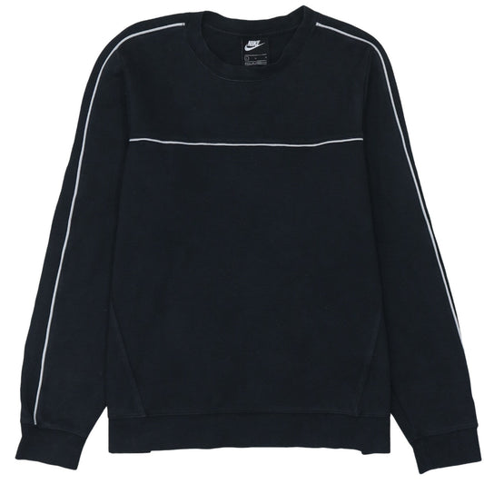 Nike Mens Black L Crew Neck Pullover Sweatshirt