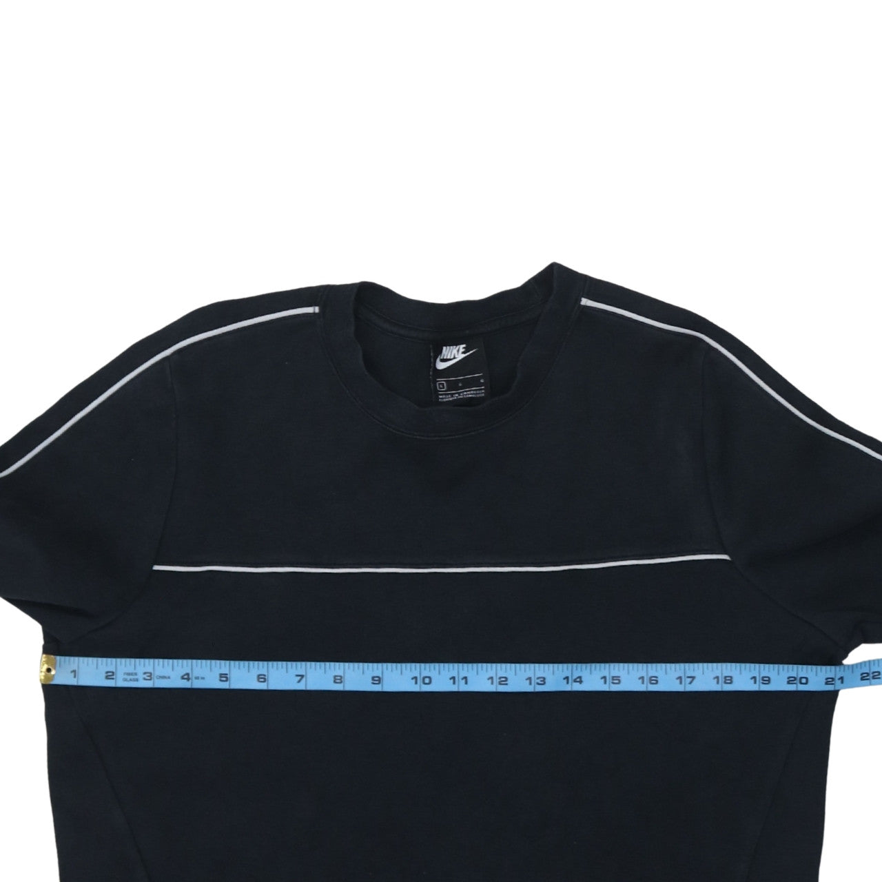 Nike Mens Black L Crew Neck Pullover Sweatshirt